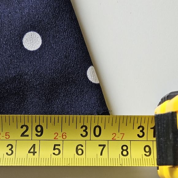 Navy and white polka polka dot tank dress - Picture 11 of 11